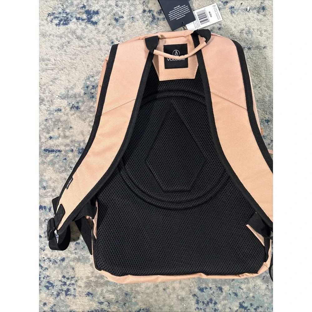 VOLCOM Upperclass Poly Backpack Red Clay NWT Retail $50 Very Nice Pack